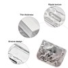 2Pcs Toilet Seat Lifter Tab Toilet Seat Handle Transparent Gray