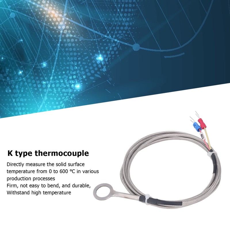 K Type Thermocouple 14 Dia 304 Stainless Steel ‑40 to