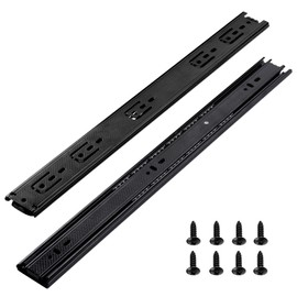 Laigoo Heavy Duty Drawer Slides 12 Inch, Full Extension Drawer Slides, Ball Bearing Cabinet Drawers Slide, 1 Pair