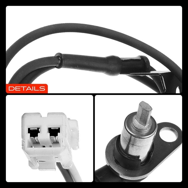 1 x ABS sensor wheel speed rear right for 626