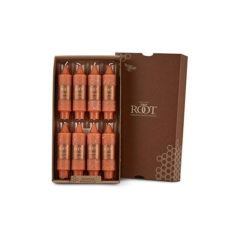 Root Candles 59519 Unscented Timberline Collenette 5-Inch Dinner Candles, 8-Count,