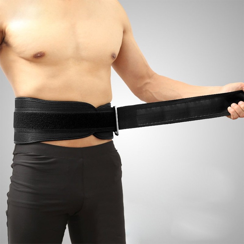 Vishusju Weightlifting Belt 6 Inch Back Lumbar Support for Men