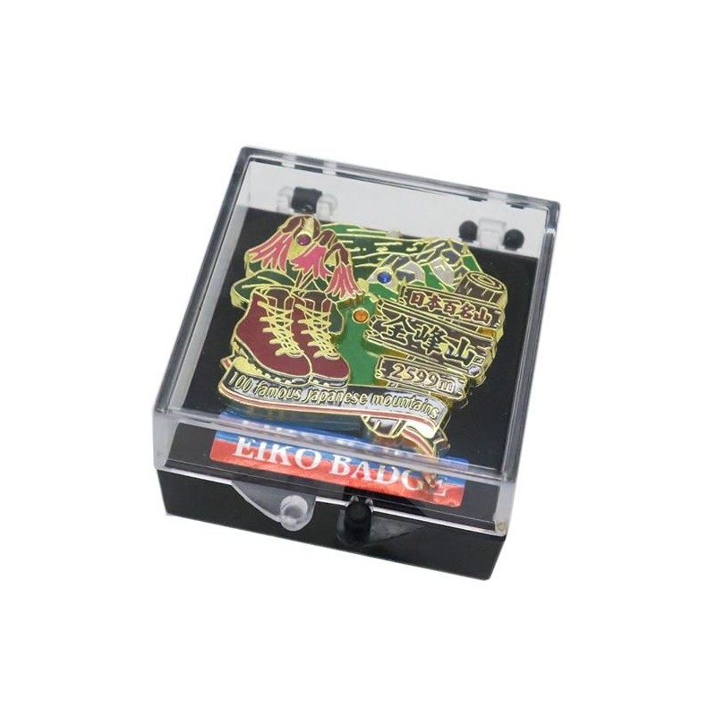 Hundred Famous Mountains in Japan (Pine Badge) 2-Tier Pins/Mt. Kinpou