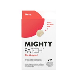 HERO COSMETICS Mighty Patch Original Spot Patches by Hero Cosmetics, Day & Night Time Acne Treatment, Clear Spot Remover Hydrocolloid Patches, Anti Acne Dots, Spot Treatment Pimple Stickers - 72 Pimple Patches