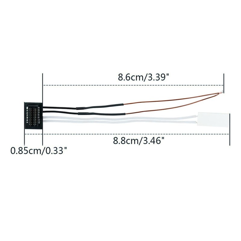 Ceramic Heater NTC 100K 3950 Thermistor Wire Set with Adapter