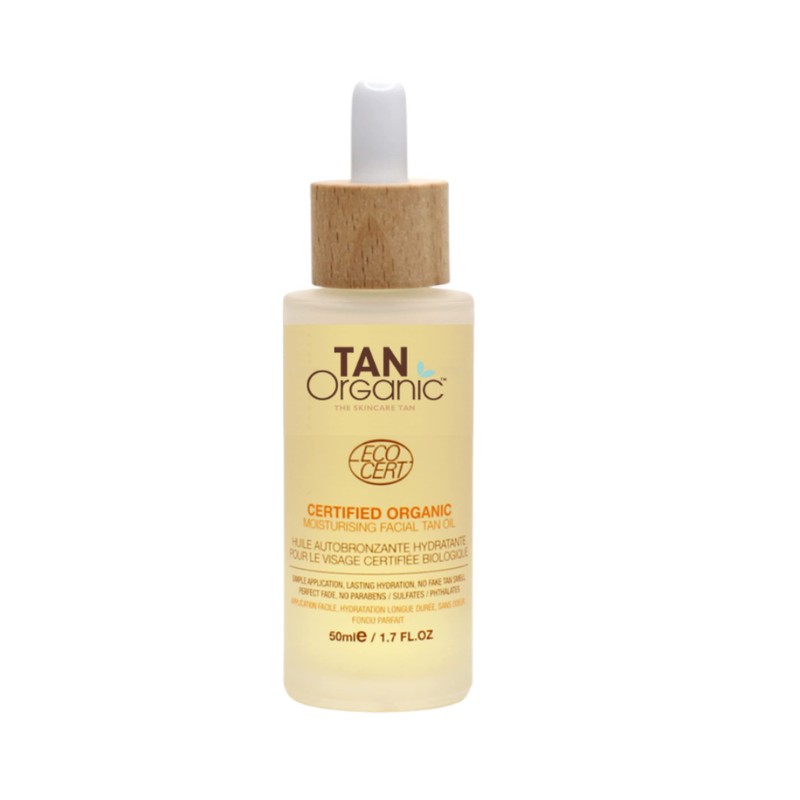 TanOrganic CertifiedMoisturising Self Tanning Oil Fake Tan for Face Organic