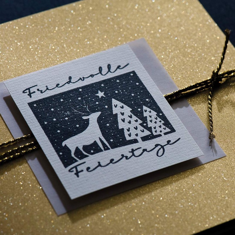 Rayher Timbro Friedvolle Feiertage, 6X7Cm, 29213000