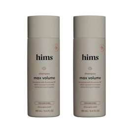 hims Max Volume Shampoo - Biovolume 128, biotina y proteína de arroz - Champú para levantar raíces y espesar - Sin parabenos, sin sulfatos, vegano, ar