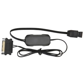 Controlador ARGB de 5V y 3 Pines, barra de luz para PC, Tira LED arcoíris, modo integrado, controlador de ventilador RGB para Fuente de alimentación SATA