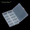 2 PCS Transparent Beads Storage Containers Box, Plastic Bead Organizers