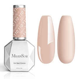 MelodySusie Esmalte De Uñas En Gel Color Nude Melocotón Intenso, 15 Ml(0.5 Oz Fl) Fácil De Remover Con Luz UvLed. Ideal Para Regalar A Mujeres Que... 