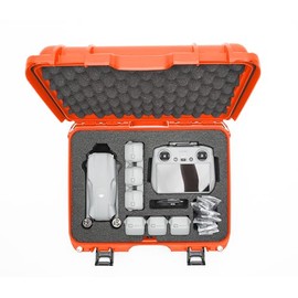 Nanuk 920 Waterproof Hard Case with Custom Foam Insert for DJI Air 3 Fly More Combo - Orange