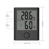 BALDR Mini Digital Thermometer Hygrometer (Indoor) - Color: White 2