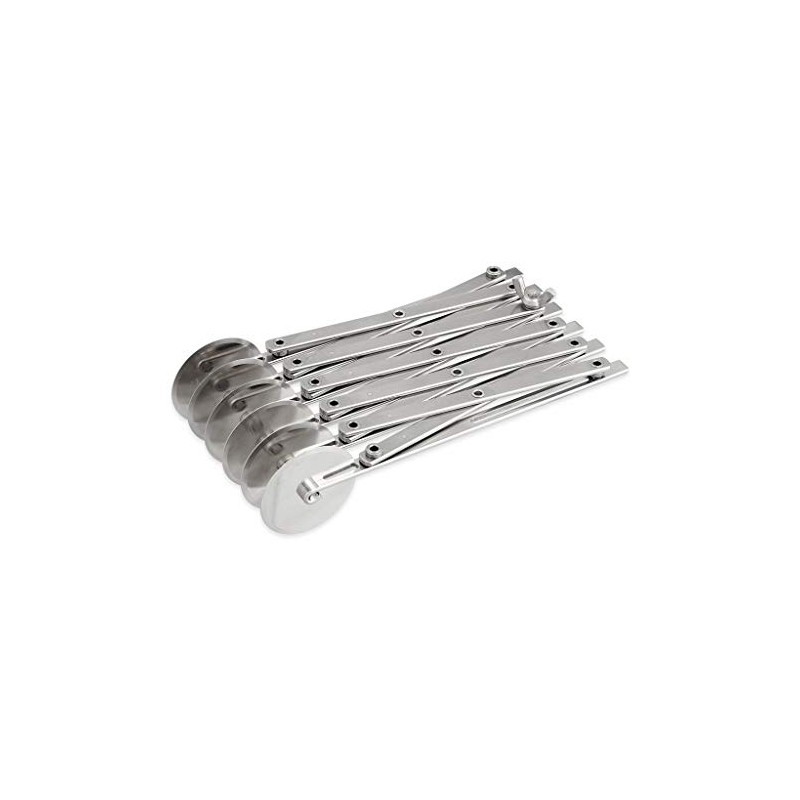 thermohauser Dough Cutter (Stainless Steel) 6 Pieces with Smooth Cutting