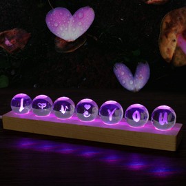 Dokscdlo 3D Crystal Multicolor Nightlight,Love You Decolamp,Perfect Valentines Day Gifts Ideas for Her My Girlfriend Wife Mom - Unique Anniversary Birthday Presents