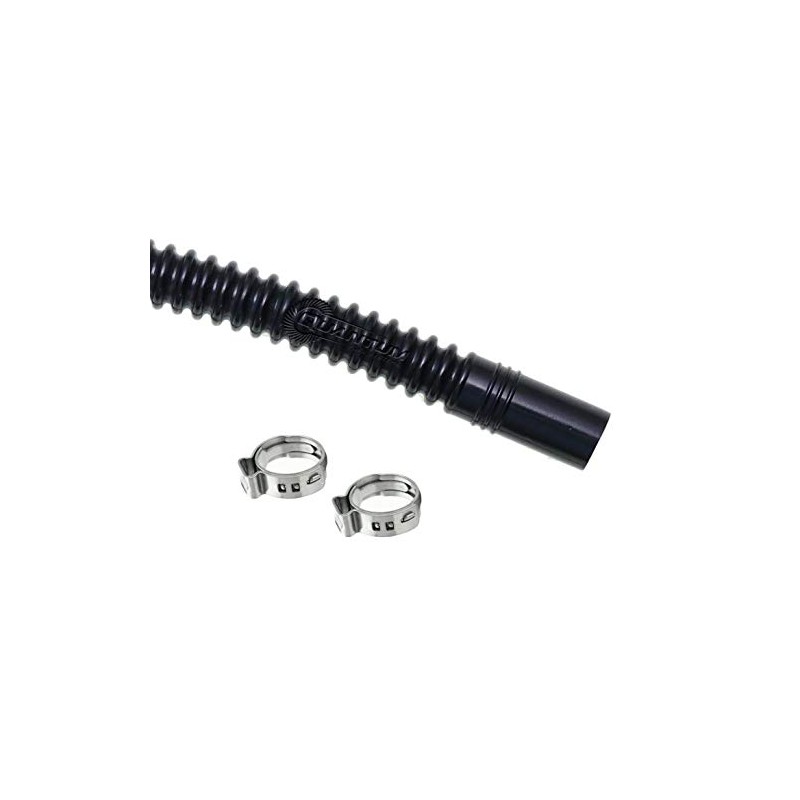 HFP-FHB910-220-PX 9mm x 10mm x 220mm Black Corrugated Flexible Hose