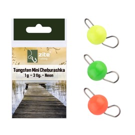 Zite Fishing Tungsten Mini Cheburashka 3-Piece 0.5g (1 Gram)