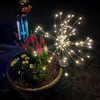FOOING 4 Pcs Solar Garden Lights Solar Firework Lights, 480