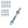 3/8 inch x 3 inch (M10x80mm) Zinc Plated Wedge Anchors,
