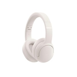 STF | Audífonos Inalámbricos De Diadema Icon | Micrófono Incorporado | Batería De hasta 25 Horas De Uso | Conexión 3.5 mm (Blanco)