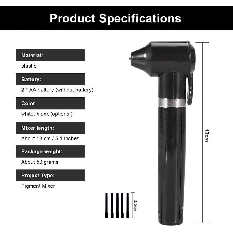 Pigment Blender Ink Tool for Ink Stirrer with 5 Blending