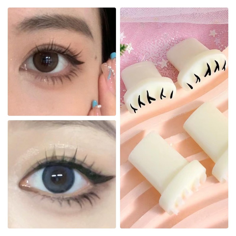 Coollooda Lower Eyelash Stamp, 3D Sensation, False Eyelashes, Lower Eyelash