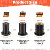 Tanstic 37Pcs M4 M5 M6 Rubber Well Nuts Kit, Neoprene