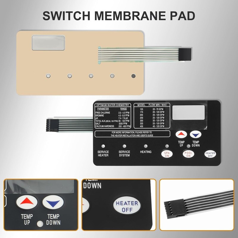 BAYUIHON 42002-0007s Control Circuit Board with Switch Pad 472610Z Compatible
