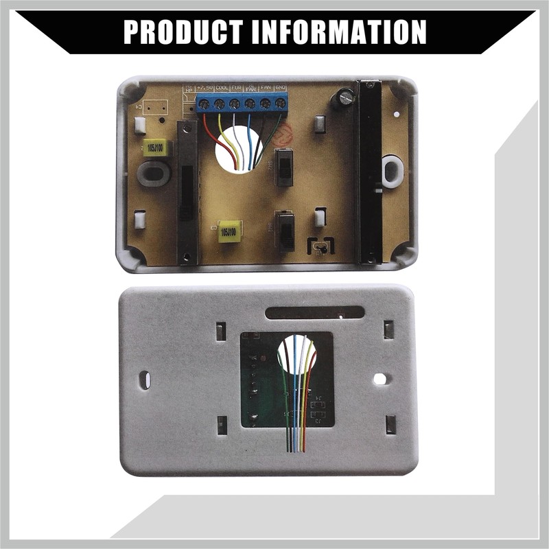 RATCHROLL RV Analog Control Heating/Cooling Thermostat Kit for Campers Motorhome/for