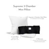 SnooozeGo Mini Duck Down Travel Pillow – Compact Feather Pillow