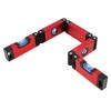 Multi-function Foldable Level, 28'' Multi-Angle Measurement Woodworking Tools,5 Sections with