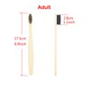 SEVENHEAD 2 PCS Bamboo Toothbrushes With Soft Bristles for Adults