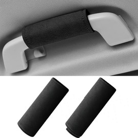 Doyime Grip Cover, Car Assist Grip Cover (Set of 2), Car Steering Wheel Cover, Car Grip Cover, Protective Grip, Driver Passenger Side Grip Cover, Interior Parts, Super Practical Car Supplies,