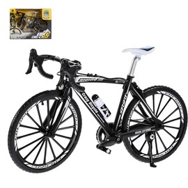 Hojalis Miniature Finger Mountain Bike, Miniature Mountain Bike Model, Bicycle Toys Ornament, Metal Retro Racing Cycle Model, Mini Bicycle Ornament, Racing Bikes Toy for Kids Adults Home Office Decor