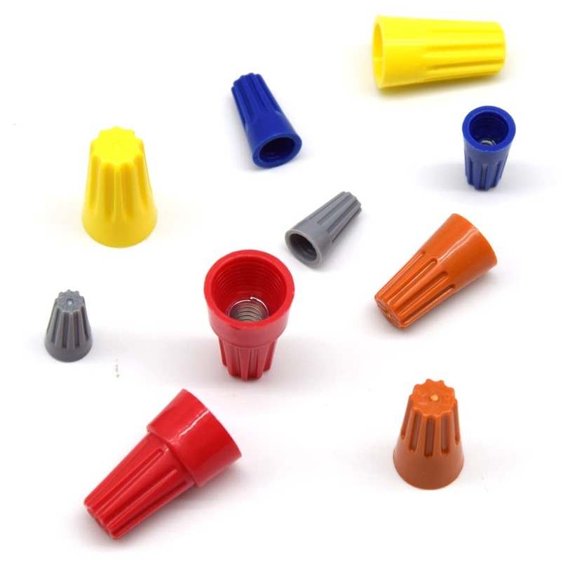 Hocansen 200 Pieces Electrical Wire Connectors Screw Terminals Spring Insert