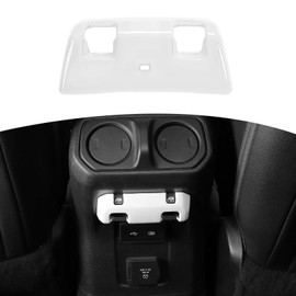 RT-TCZ for Jeep JL Rear Window Switch Panel Trim Cover Fit for Jeep Wrangler JL JLU Gladiator JT 2018 up White Interior Accessories