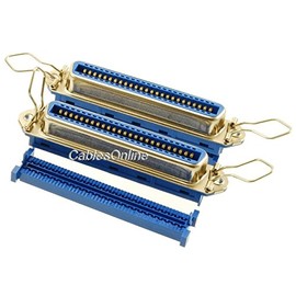 2-Pack CablesOnline Centronics 50-Pin IDC Type Female CN50 Crimp Connector for Ribbon Cable, CN-204-2