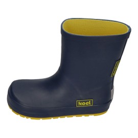KOEL Barefoot Wellington Boots - Wellie Bare Solid V2 - Blue, blue