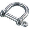 Trusco Nakayama TNS-5W(P) Wide Screw Shackle, Stainless Steel, Wire Diameter