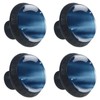 Navy Blue 4Pack of Kitchen Cabinet Knobs Pulls Round Dresser