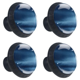 Navy Blue 4Pack of Kitchen Cabinet Knobs Pulls Round Dresser Drawer Handle Hardware