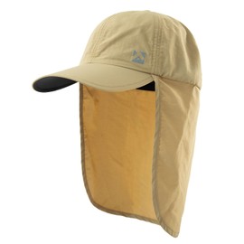 TOP-EX Large Size Cap, Sun Protection, UV Protection, Sun Hat, UV Protection, Neck Cover, Sports Hat, Unisex, Outdoor Baseball Cap, Spring, Summer, Autumn, 94602_Khaki, XL-2XL