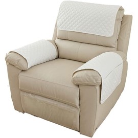 Recliner Headrest Protector Sofa Armrest Cover, 1/2/3 Seater Sofa Headrest Slipcovers with Pocket Nonslip Armchair Cover Quilted Furniture Protector for Recliner Leather Sofa Couch (Color : #10, Siz