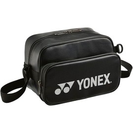 YONEX BAG25SB Tennis Shoulder Bag, Black/Silver