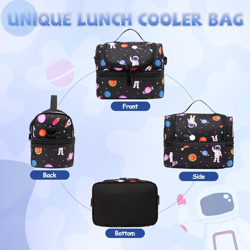 Chase Chic Children's Lunch Bag, Insulated Boys Lunch Boxes, Cool