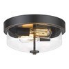 Emliviar 1 Pack Ceiling Light Fixture with Clear Glass Shade
