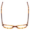 Calabria Ernest 4610 Rectangular Reading Glasses +0.00 Honey Tortoise Yellow
