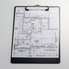 Officemate Recycled Plastic Clipboard, 9 x 12.5-Inches, Black
