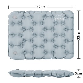 ONTYZZ Stadium Cushion Inflatable Travel Seat Cushion Outdoor Seat Mat Ultralight Air Cushion Portable Waterproof Seat Pads for Camping Boating Concerts Hiking Office Home Chair Airplane