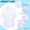 Airline Pilot Captain Costume Include Shirt Pilot Hat Tie Sunglasses